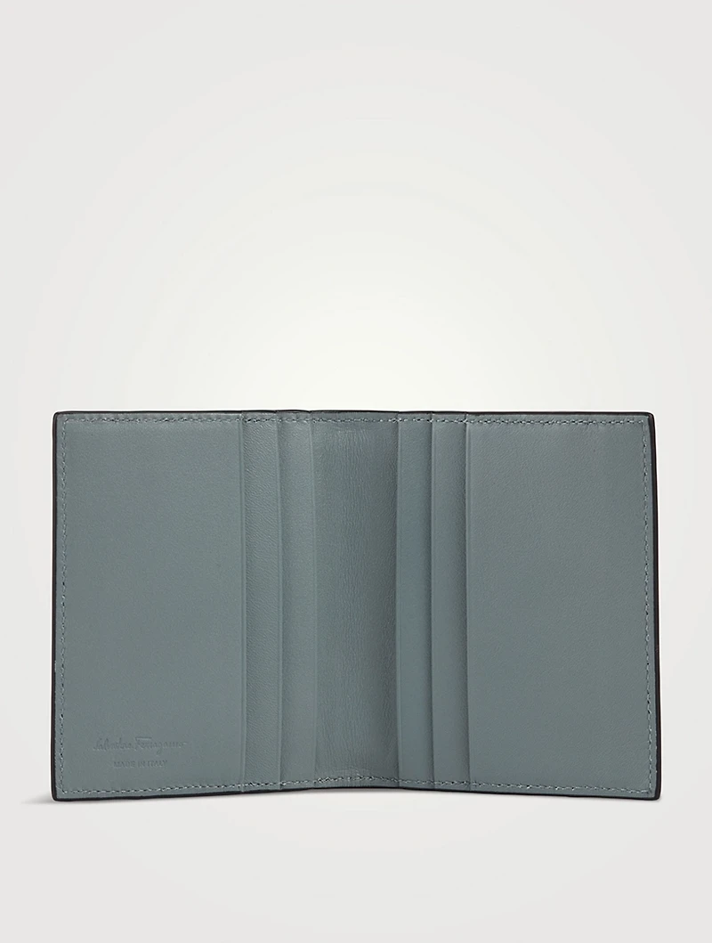 Gancini Leather Card Case