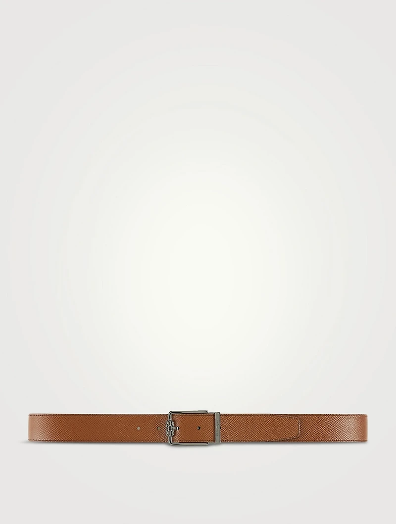 Adjustable Reversible Leather Belt