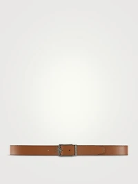 Adjustable Reversible Leather Belt