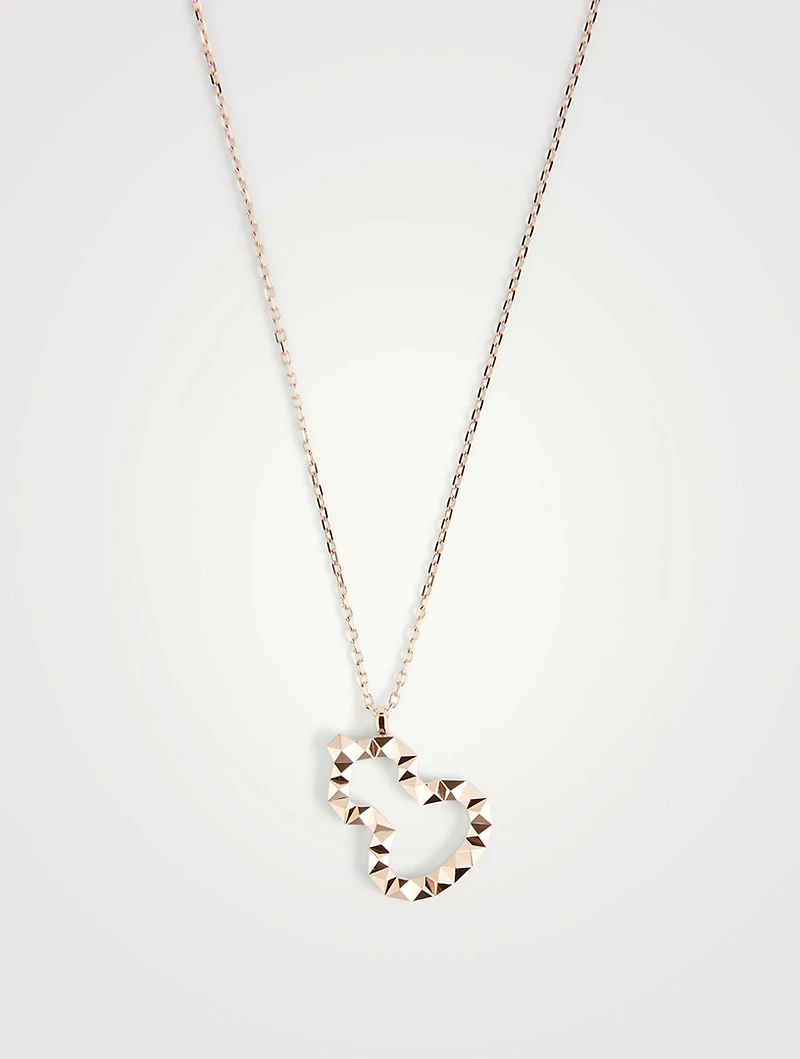 Wulu 18K Rose Gold Pendant Necklace