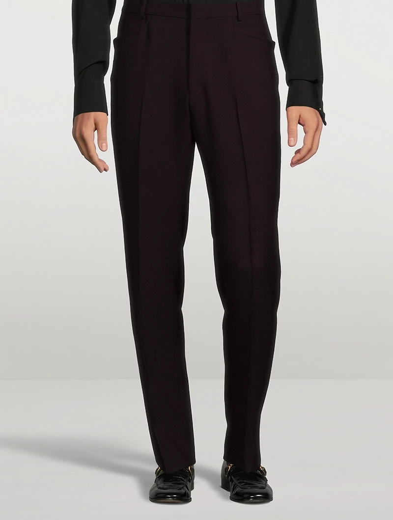 Wool And Mohair Pants