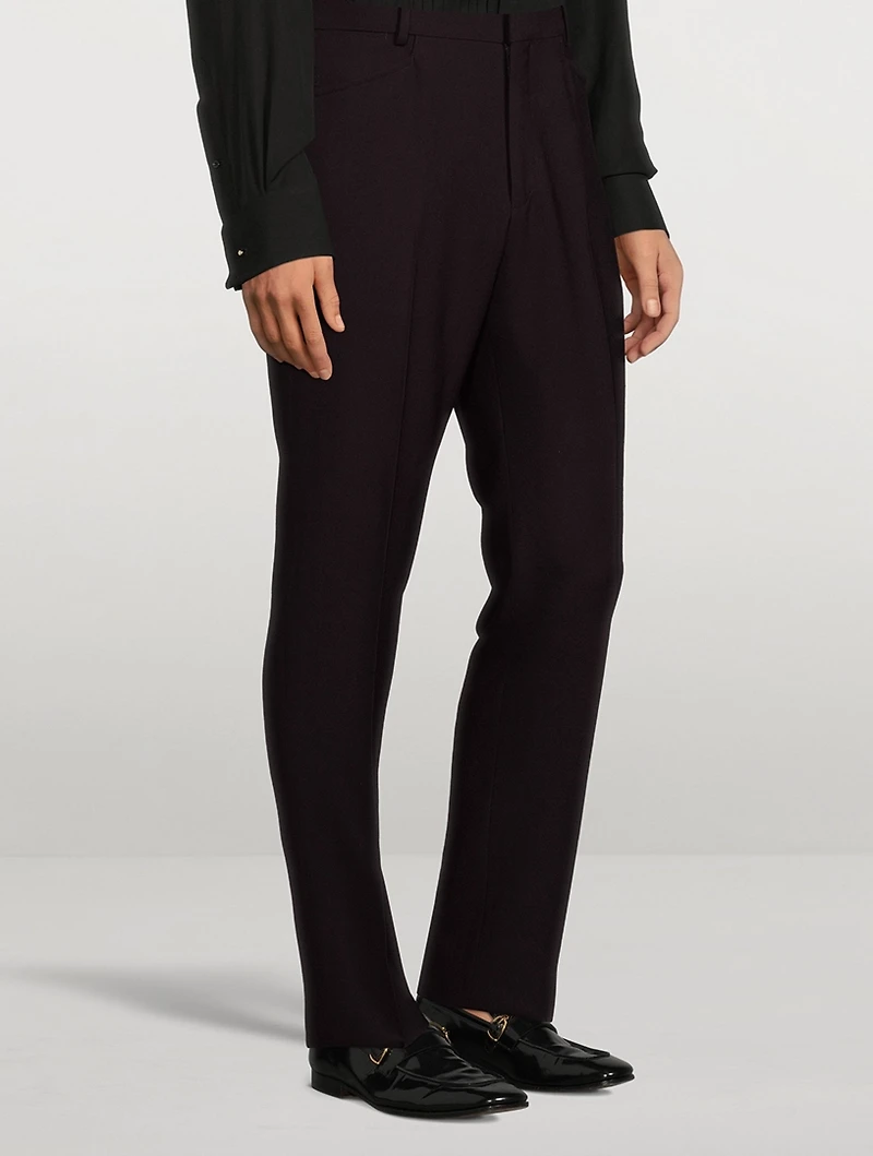 Wool And Mohair Pants