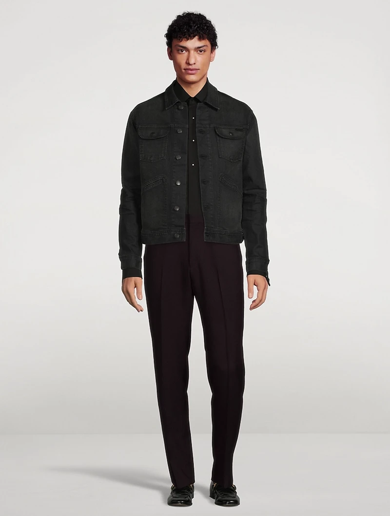 Wool And Mohair Pants