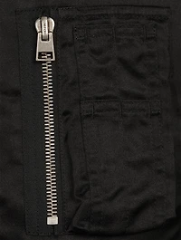 Down Bomber Jacket With Hood
