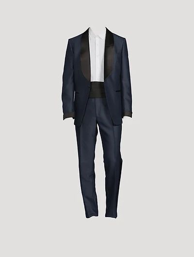 Silk Grosgrain Cummerbund