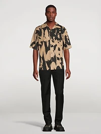 McQueen Graffiti Short-Sleeve Shirt