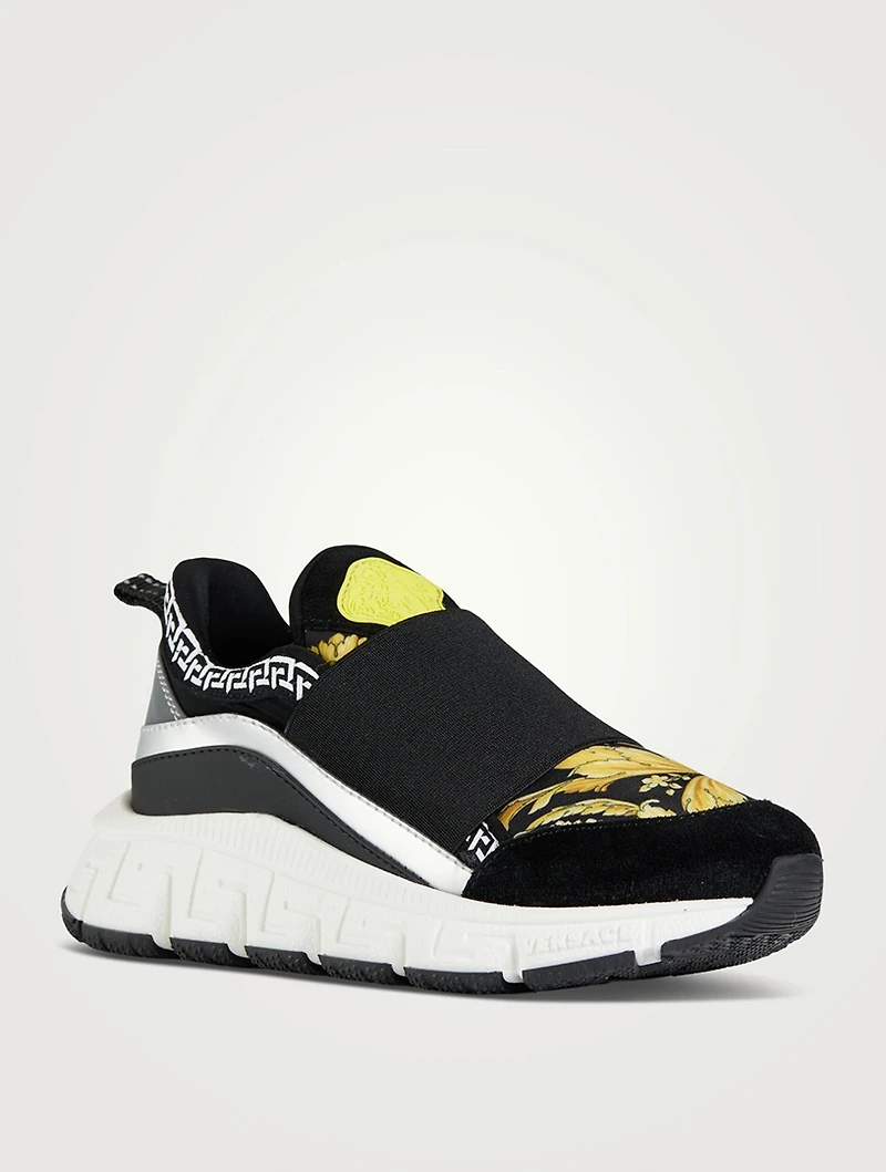 Barocco Trigreca Slip-On Sneakers