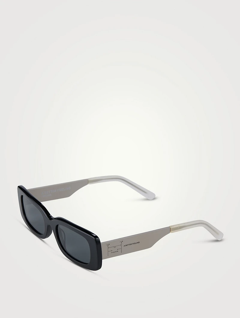 Chroma Titanium Rectangular Sunglasses