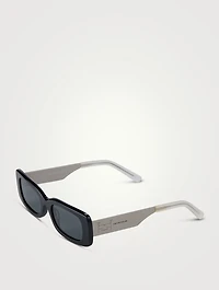Chroma Titanium Rectangular Sunglasses