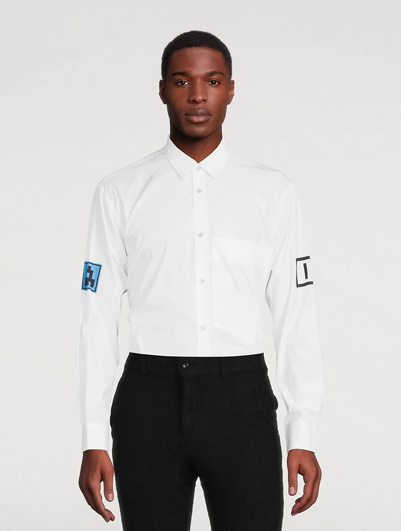 Cotton Shirt With Graphics