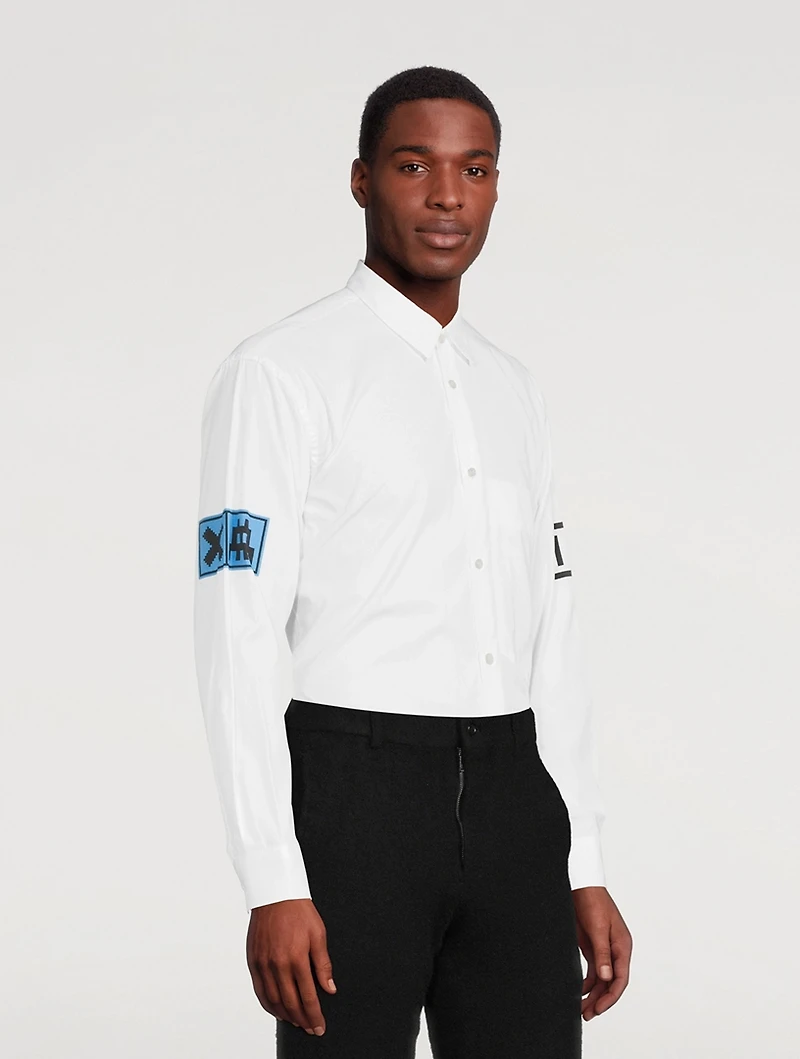 Cotton Shirt With Graphics