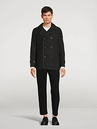 Double-Breasted Quilted Coat