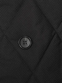 Double-Breasted Quilted Coat