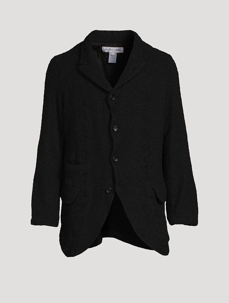 Wool Single-Breasted Jacket