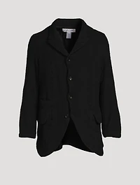 Wool Single-Breasted Jacket