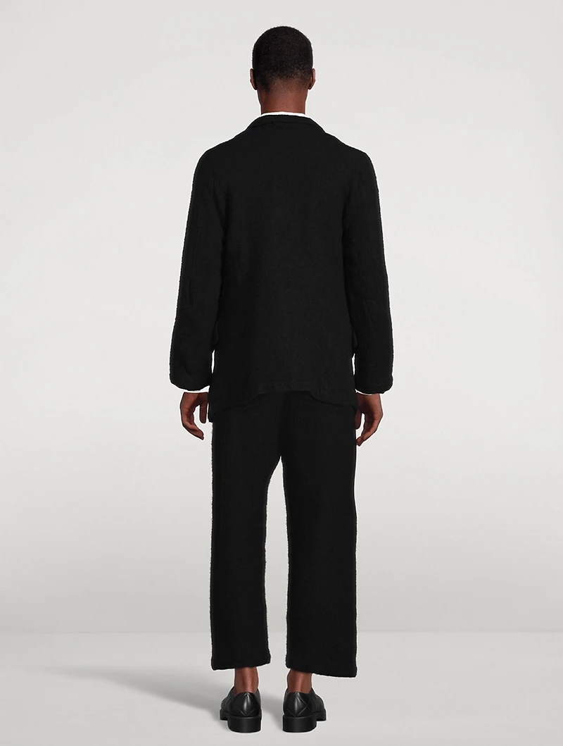 Wool Single-Breasted Jacket