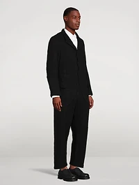 Wool Single-Breasted Jacket