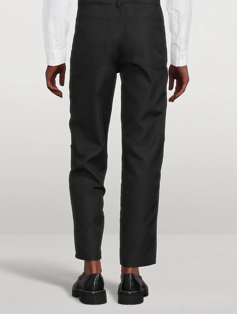 Straight-Leg Utility Pants
