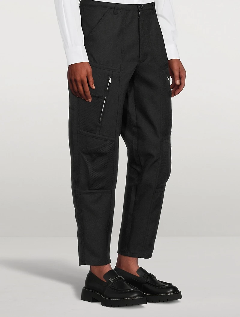 Straight-Leg Utility Pants