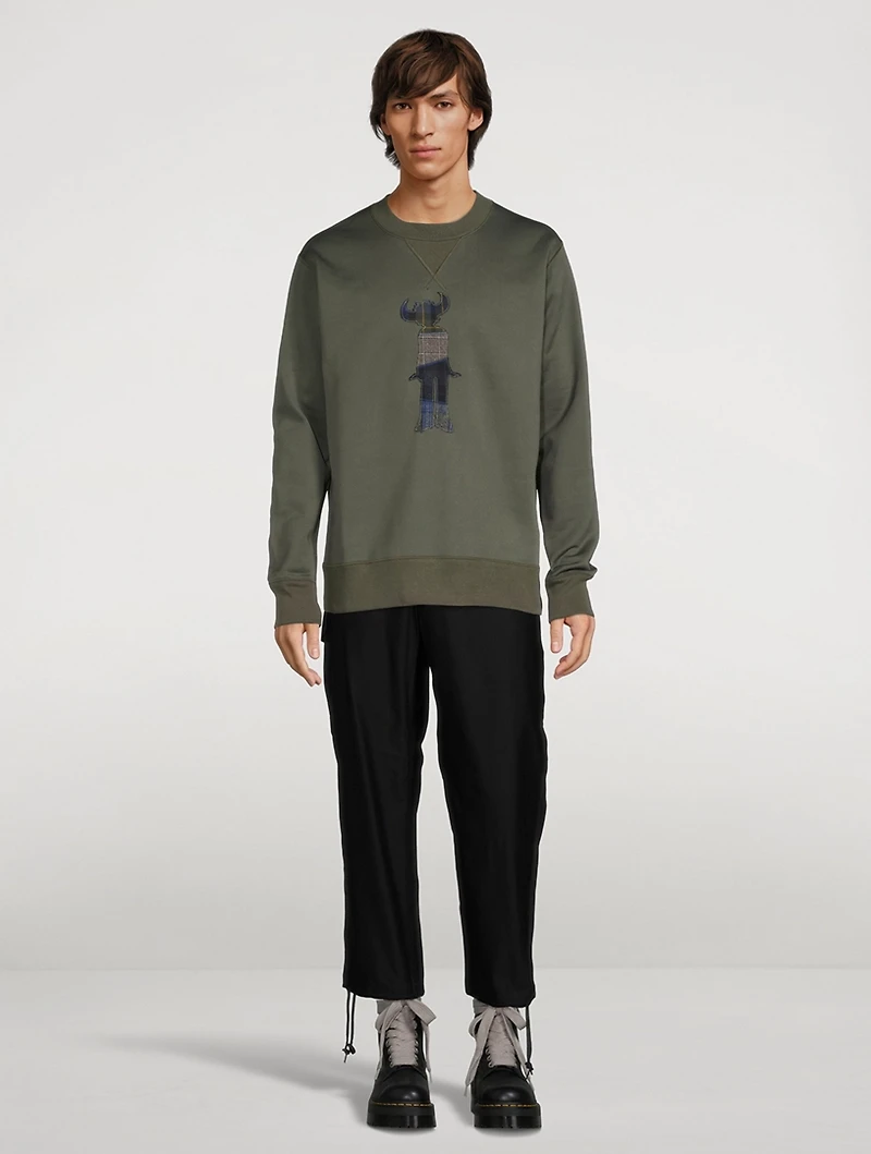 Satin Finish Cotton Cargo Pants