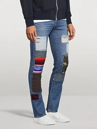 Levis 510 Patchwork Slim-Fit Jeans