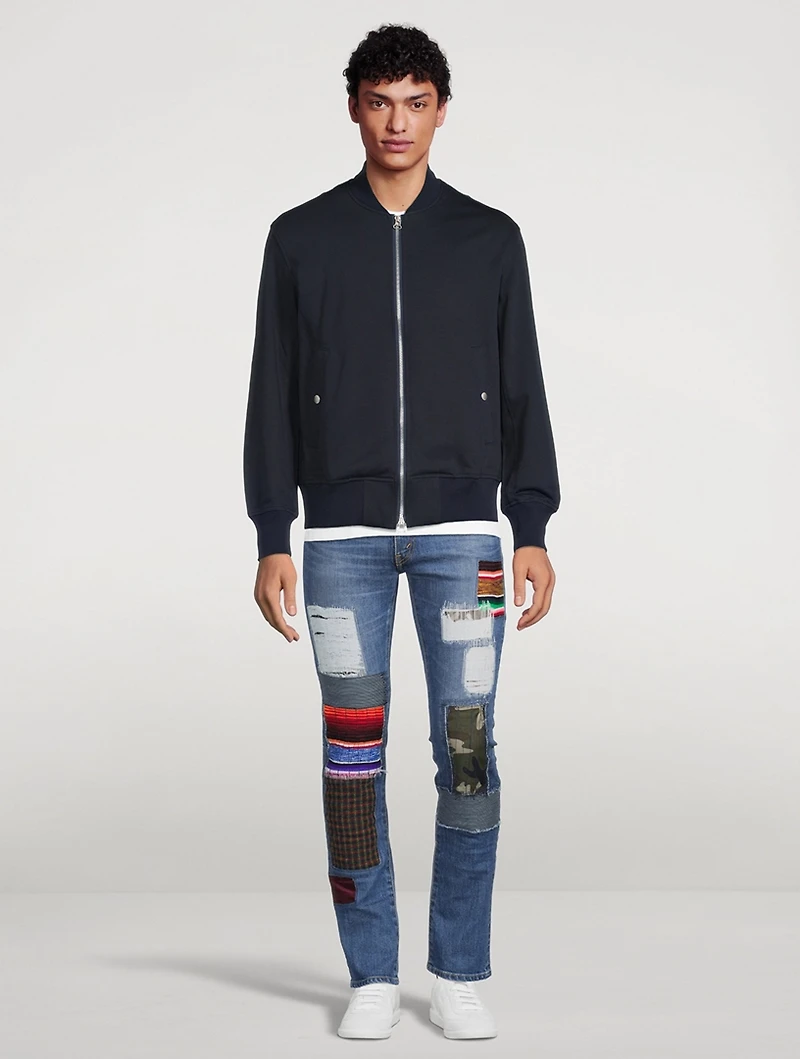 Levis 510 Patchwork Slim-Fit Jeans