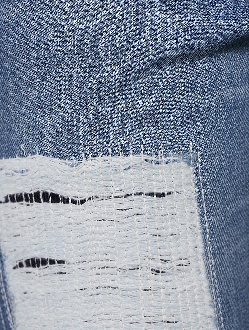 Levis 510 Patchwork Slim-Fit Jeans