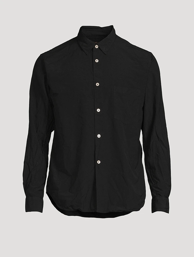 Wrinkled Long-Sleeve Shirt
