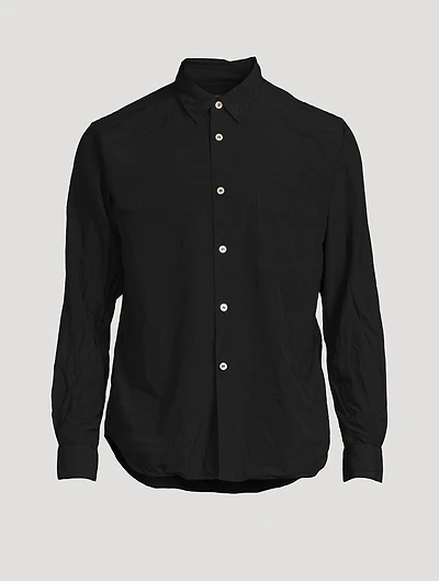 Wrinkled Long-Sleeve Shirt
