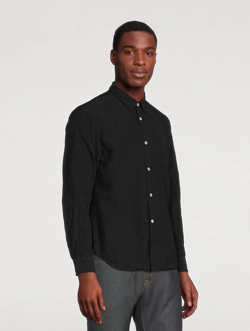 Wrinkled Long-Sleeve Shirt