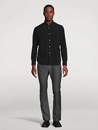 Wrinkled Long-Sleeve Shirt