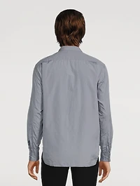 Cotton Mixed Media Shirt