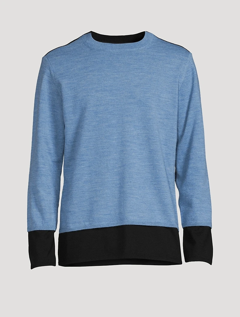 Wool Colourblock Sweater