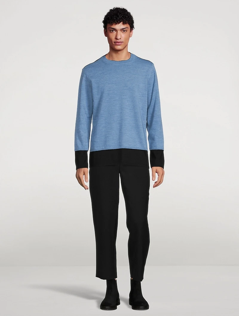 Wool Colourblock Sweater