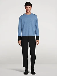 Wool Colourblock Sweater