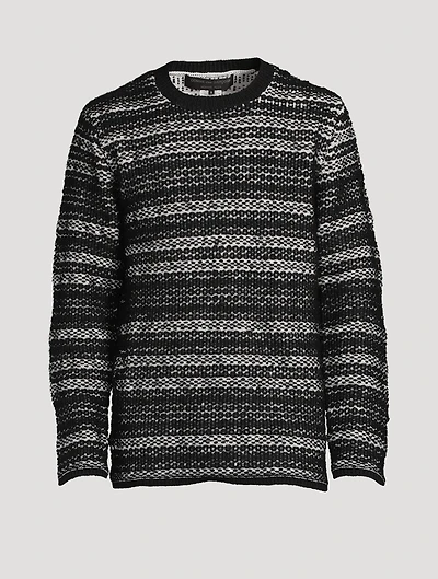 Striped Knit Sweater