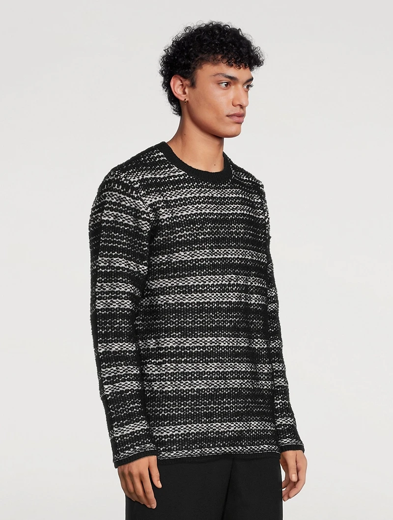 Striped Knit Sweater