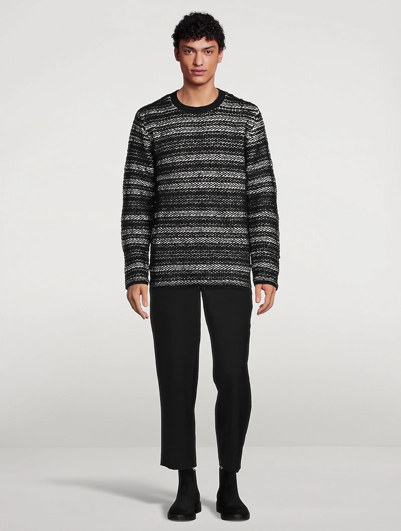 Striped Knit Sweater