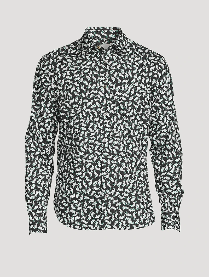 Slim-Fit Printed Shirt