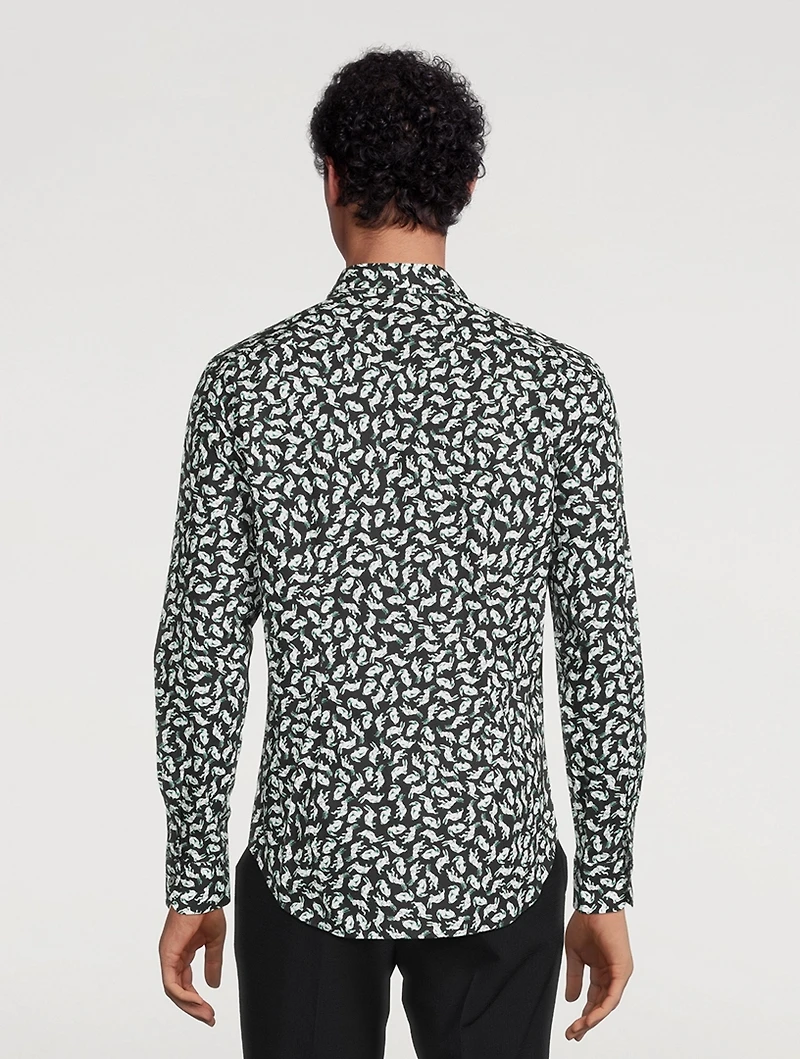 Slim-Fit Printed Shirt