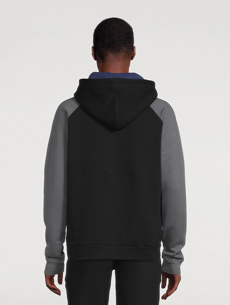 Cotton-Blend Colourblock Hoodie