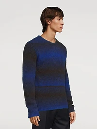 Alpaca Gradient Stripe Sweater