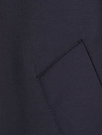 Green Storm System Wool Coat With Vest