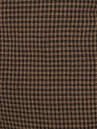 Wool Tailored Pants Check Print
