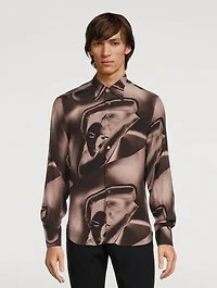Slim-Fit Shirt Starlet Print