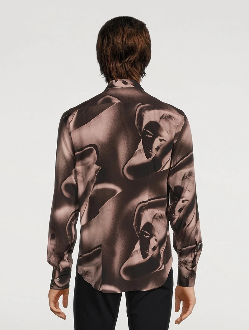 Slim-Fit Shirt Starlet Print