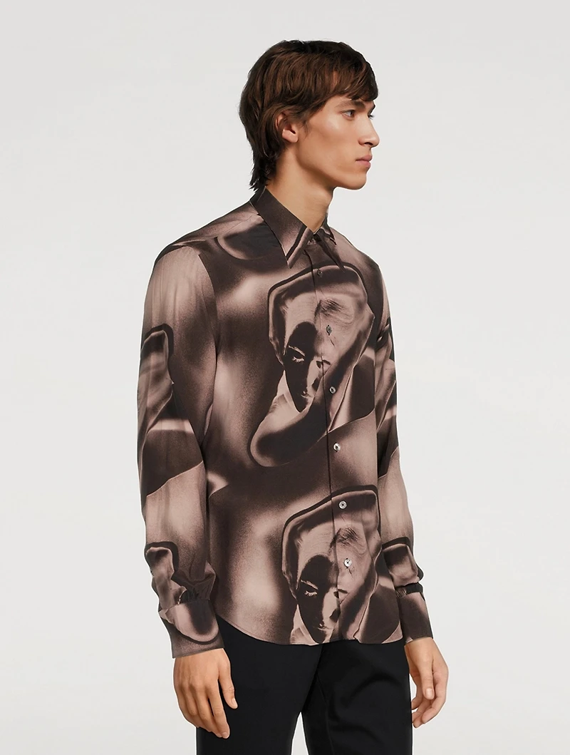 Slim-Fit Shirt Starlet Print
