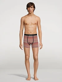 Three-Pack Striped Boxer Briefs