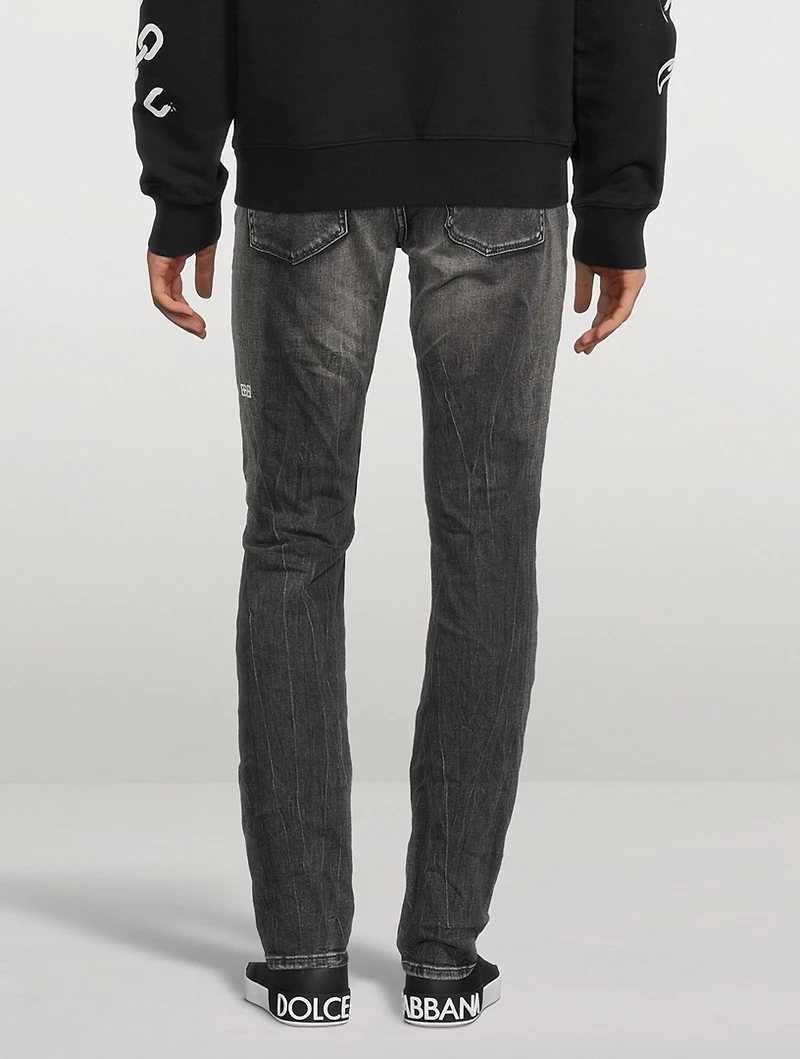 Chitch Onyx Scratch Slim-Fit Jeans
