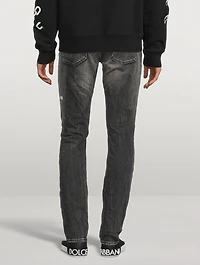 Chitch Onyx Scratch Slim-Fit Jeans
